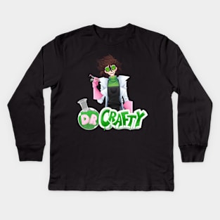 Dr Crafty Vtuber shirt - 4 Kids Long Sleeve T-Shirt